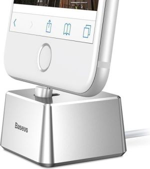 Stacja/replikator Baseus Baseus Quadrate stacja dokująca kabel lightning iPhone silver 1