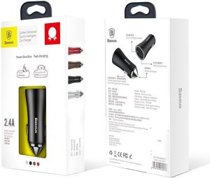 Ładowarka Baseus Golden Contactor 2x USB-A 2.4 A  (27624-uniw) 6