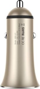 Ładowarka Baseus Ładowarka samochodowa 2 x usb 3.1A small trumpet złota 2