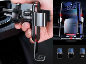 Baseus Uchwyt grawitacyjny do samochodu Metal Age SUYL-D0G 10