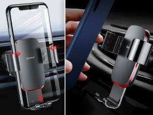 Baseus Uchwyt grawitacyjny do samochodu Metal Age SUYL-D01 9