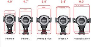 Baseus Uchwyt grawitacyjny do samochodu Osculum SUYL-XP0S 17