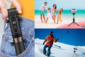 Selfie stick Disph Selfie Stick Statyw Disph z pilotem bluetooth Czarny 10