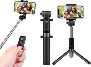 Selfie stick Disph Selfie Stick Statyw Disph z pilotem bluetooth Czarny 2