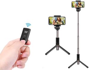 Selfie stick Disph Selfie Stick Statyw Disph z pilotem bluetooth Czarny 4