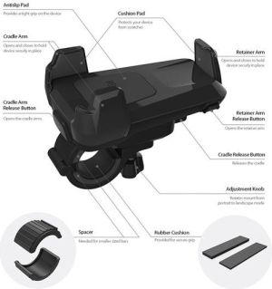 iOttie iOttie Active Edge rowerowy motocyklowy na kierownicę 9