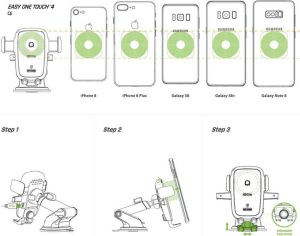 iOttie Uchwyt zaciskowy do samochodu Easy One Touch 4 10