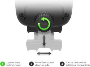 iOttie Uchwyt zaciskowy do samochodu Easy One Touch 4 7