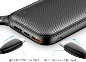 Powerbank Baseus Baseus Power bank 20000mAh Powerful QC 3.0 3A 12V Quick czarny 10