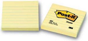 Post-it Bloczek 675-YL 100x100mm w linie, żółty (3M0257) 2