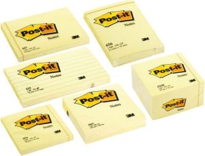 Post-it Bloczek 675-YL 100x100mm w linie, żółty (3M0257) 3