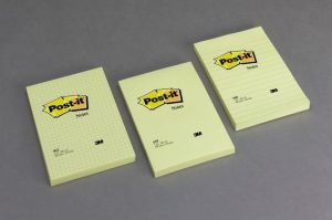 Post-it SUPER STICKY Bloczek samoprzylepny 655-12SSCY-EU, żółty, 76x127mm, 90 kartek (3M0682) 3