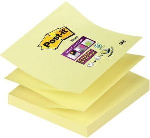 Post-it SUPER STICKY Bloczek samoprzylepny Z-NOTES, żółty, R330-12SS-CY 76x76mm, 90 karteczek (3M0685) 1