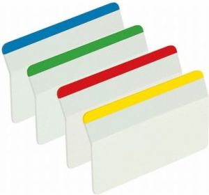 Post-it Zakładki indeksujące silne do archiwizacji 686-A1, wygięte do szuflad 50,8 x 38, 4 kolory (3M0514) 2