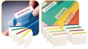 Post-it Zakładki indeksujące silne do archiwizacji 686-A1, wygięte do szuflad 50,8 x 38, 4 kolory (3M0514) 7