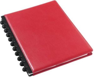 Staples Kołonotatnik skórzany ARC A4, czerwony 60 kartek (C57198) 1
