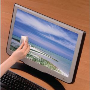 Staples Chusteczki nawilżane i suche do czyszczenia ekranów TFT/LCD 20 szt. (C31788) 2