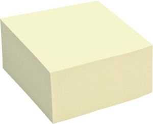 Staples Bloczek kostka samoprzylepna 75 x 75mm 400 kartek, żółty (C71720) 3