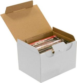 Pressel Karton pocztowy 120x100x80mm, biały, opakowanie 25 sztuk (PRS463) 1