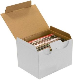 Pressel Karton pocztowy 200x140x75mm, biały, opakowanie 25 sztuk (PRS439) 1