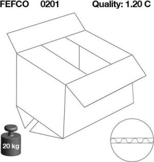Pressel Karton składany 2-warstwowy 215x215x220mm brązowy, 20 sztuk (PRS089) 5