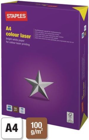 Staples Papier ksero Colour Laser A4 100g 500 arkuszy 1
