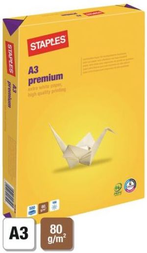 Staples Papier ksero Premium A3 80g 500 arkuszy 1