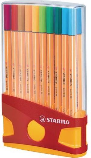Stabilo Cienkopis POINT 88 COLOR PRADE, zestaw 20 kolorów (SCH028) 2