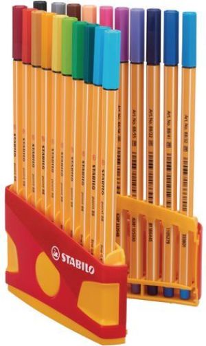 Stabilo Cienkopis POINT 88 COLOR PRADE, zestaw 20 kolorów (SCH028) 3