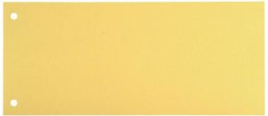 Staples Przekładki segregujące 24 x 10,5cm żółty, 100 sztuk (C17505) 1