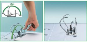 Segregator Leitz 180° Active Solid dźwigniowy A4 62mm czarny (ES3854) 3