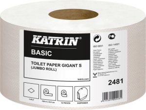 Katrin Papier toaletowy Basic Gigant S 150 1-warstwowy naturalny 1szt. 1