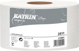Katrin Papier toaletowy Classic Gigant S2 biały 2-warstwowy 95mmx100m 1szt. 1