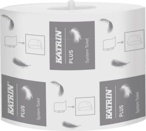 Katrin Papier toaletowy Plus System 2-warstwy biały 100mm x 85m 1szt. 1