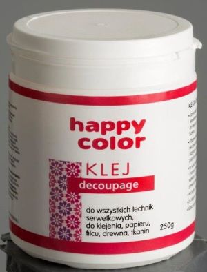 Happy Color Klej do decoupage wiaderko 250g 1