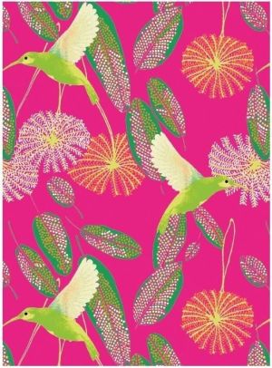 Museums & Galleries Karnet B6 z kopertą Hummingbirds 1
