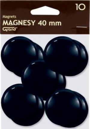 KW Trade Magnesy Grand 40 mm czarne op. 10 sztuk 1