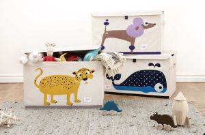 3 Sprouts 3 Sprouts Pudełko Zamykane Lampart 2