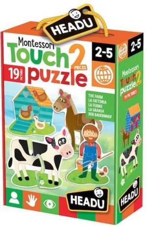 Headu Montessori Pierwsze Puzzle Farma HEADU 1