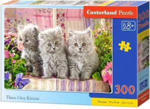 Castorland Puzzle 300 Three Grey Kittens 1