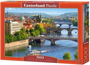 Castorland Puzzle 500 View of Bridges in Prague 1