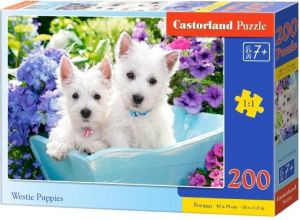 Castorland Puzzle 200 Westie Puppies 1