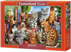 Castorland Puzzle 2000 House of Cats 1
