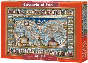 Castorland Puzzle 2000 Mapa Świata 1
