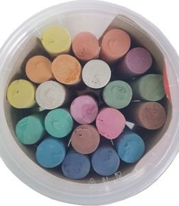 Mar-Bor Kreda chodnikowa okrągła kolorowa 21 sztuk 2