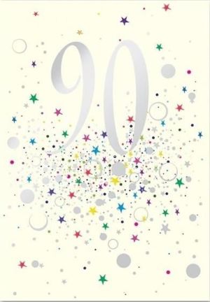 Museums & Galleries Karnet B6 z kopertą Urodziny 90 1
