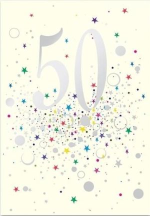 Museums & Galleries Karnet B6 z kopertą Urodziny 50 1