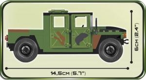 Cobi Klocki Small Army Kołowy humvee jungle 6