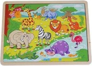 Playme Układanka puzzle dzikie zwierzęta 1