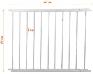 FUN BABY Zagroda / bramka 8 - modułowa (jak kojec) MULTIKOLOR 17